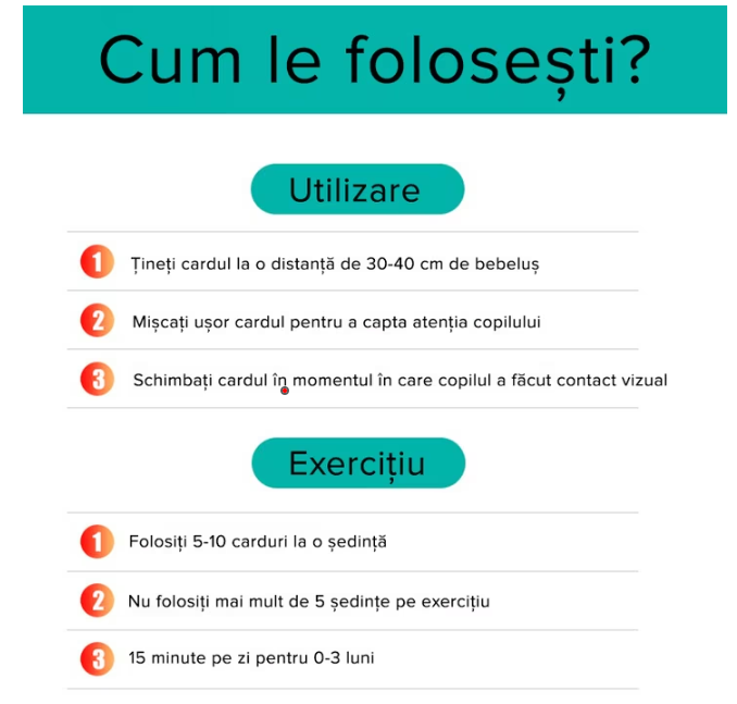 Carduri Vizuale Bebelusi 0-36 Luni - imagine 12