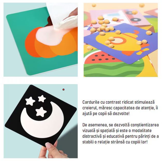 Carduri Vizuale Bebelusi 0-36 Luni - imagine 2