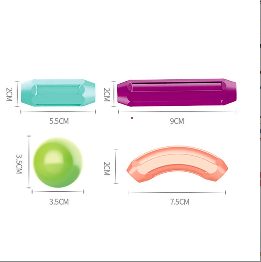 Set Jucarii Magnetice pentru Constructie, Magnetic Sticks 3D, 128 Piese, STEM, pentru Adulti si Copii 3+ - imagine 6