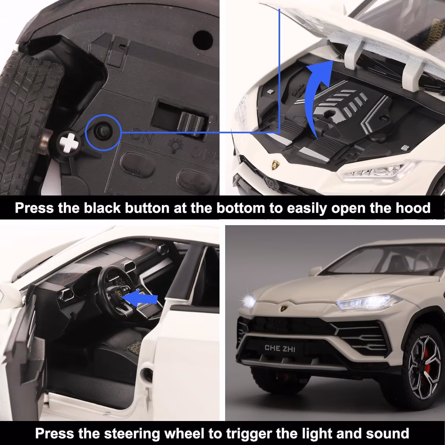 Macheta Lamborghini Urus-Alb - imagine 3